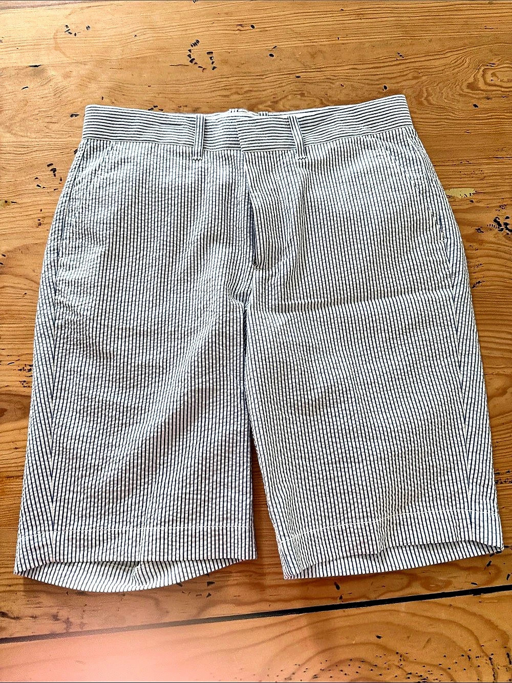 crewcuts Striped Cotton Shorts Size 16 NWT seersucker